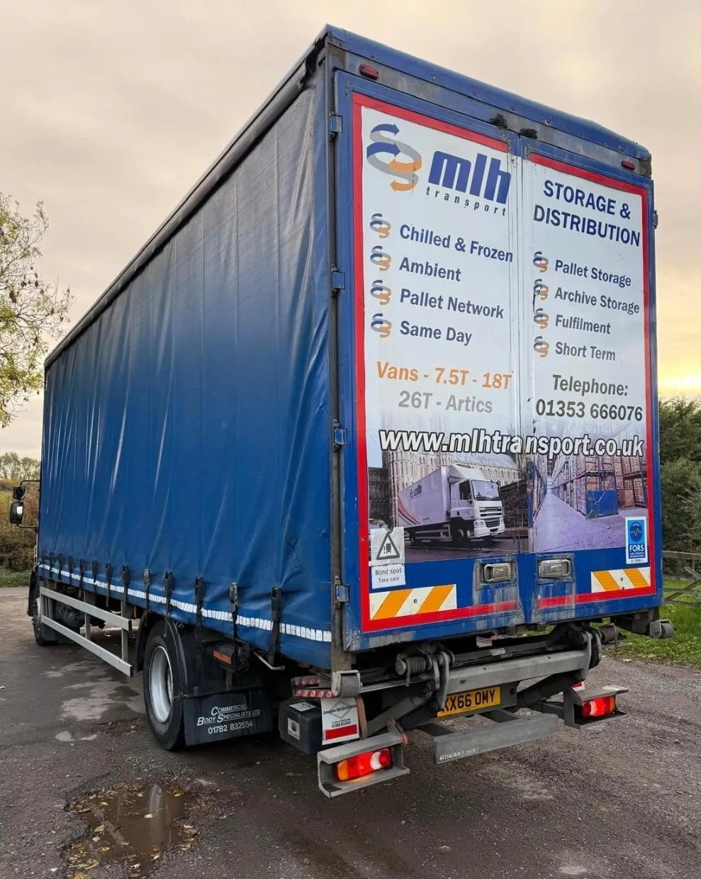 2016 Volvo FL 250 10 ton Curtainside