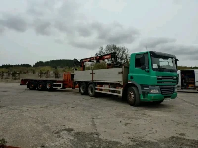2013 DAF CF Wagon & Drag Brick Grab 