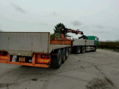 2013 DAF CF Wagon & Drag Brick Grab 