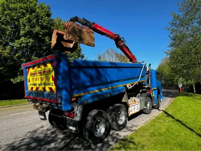 2014 SCANIA P400 TIPPER GRAB