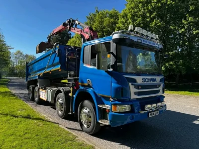 2014 SCANIA P400 TIPPER GRAB