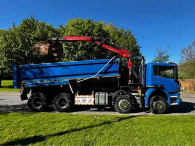 2014 SCANIA P400 TIPPER GRAB