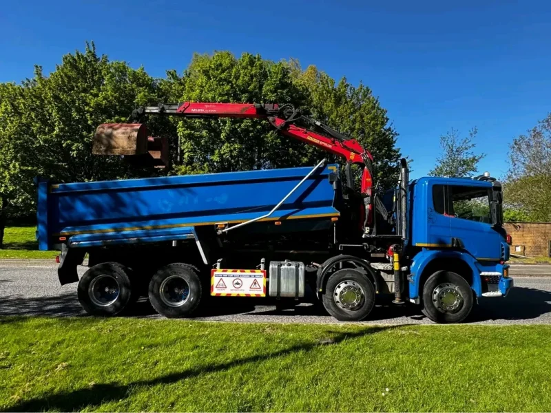 2014 SCANIA P400 TIPPER GRAB