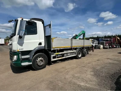 2016 DAF CF75 EURO 6 15 ton Dropside Crane Mounted