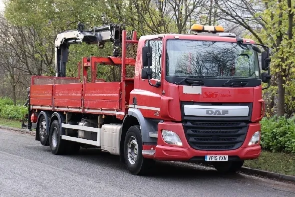 2015 DAF CF 290 6×2 XS 144 BRICK GRABBER 